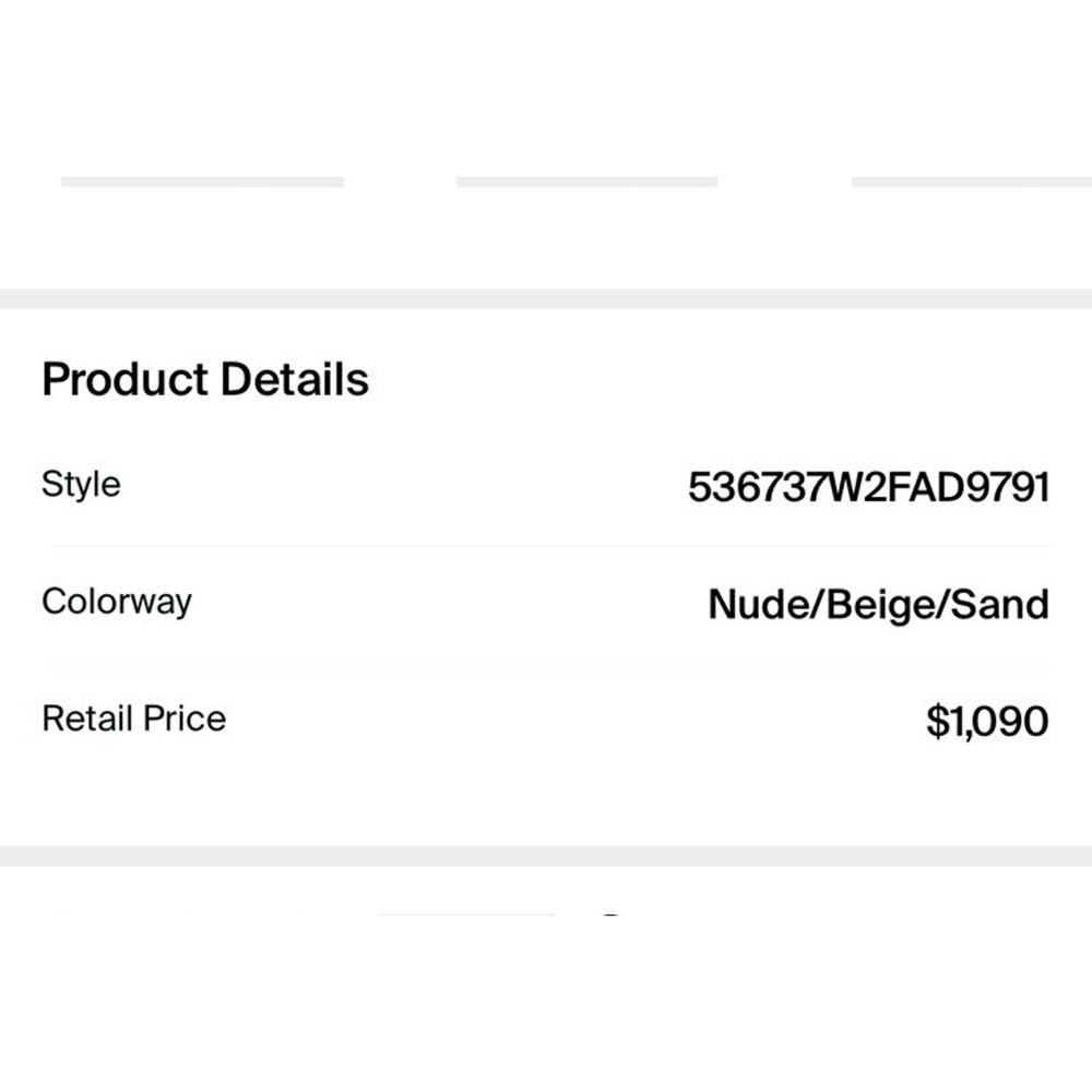 Size 40EU/7US- Balenciaga Triple S Sneaker Nude Beige🦂 NEW/RETAIL $1.1K! - Picture 9 of 10
